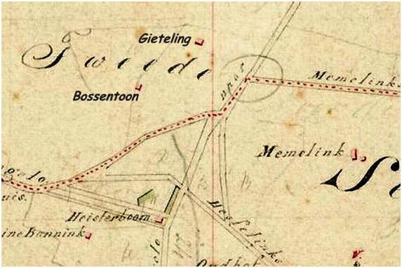 K9 1886 Topografische Militaire kaart. Bron. WatWasWaar. 